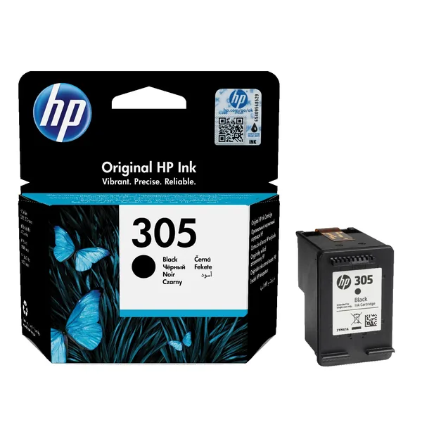 Оригинальный HP 305 Чернила - Чёрный