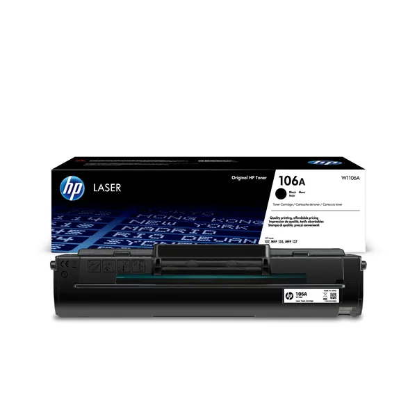 Оригинальный HP 106A - (W1106A) Тонер - Чёрный