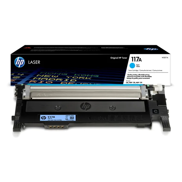 Γνήσιο HP 117A - (W2071A) Τόνερ - Κυανό