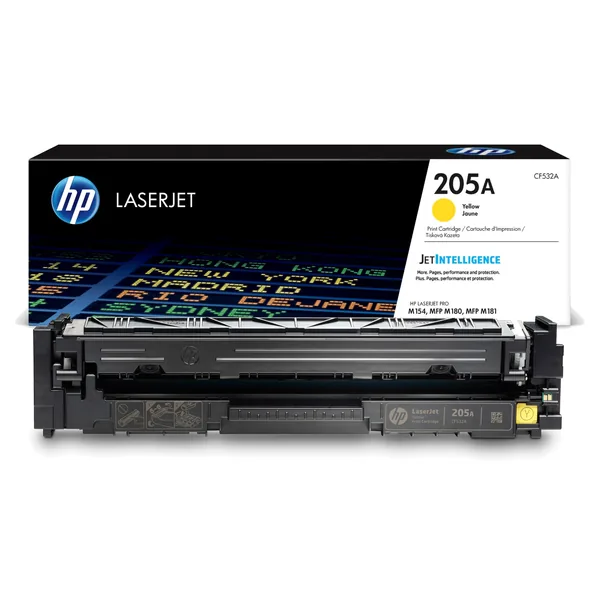 Оригинальный HP 205A - (CF532A) Тонер - Жёлтый