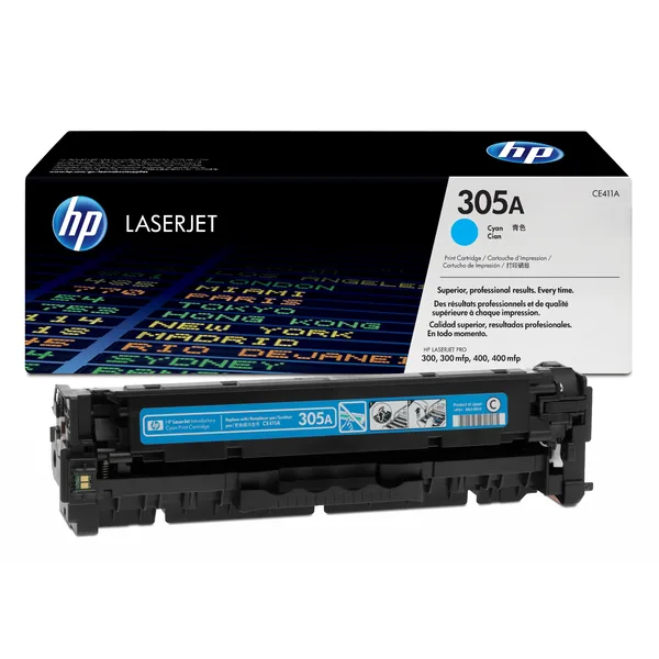 Оригинальный HP 305A - (CE411A) Тонер - Голубой