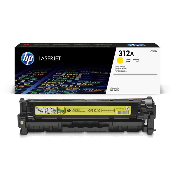 Оригинальный HP 312A - (CF382A) Тонер - Жёлтый
