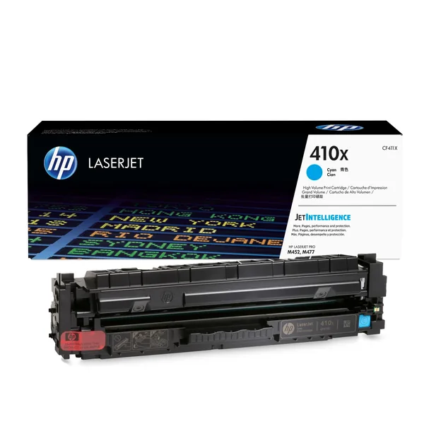 Γνήσιο HP 410X - (CF411X) Τόνερ - Κυανό