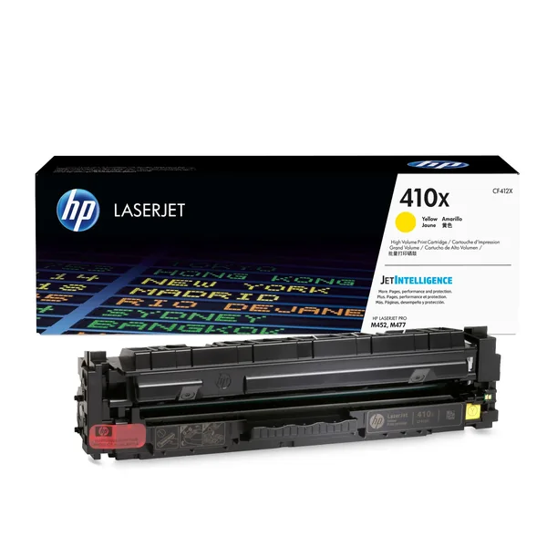 Γνήσιο HP 410X - (CF412X) Τόνερ - Κίτρινο