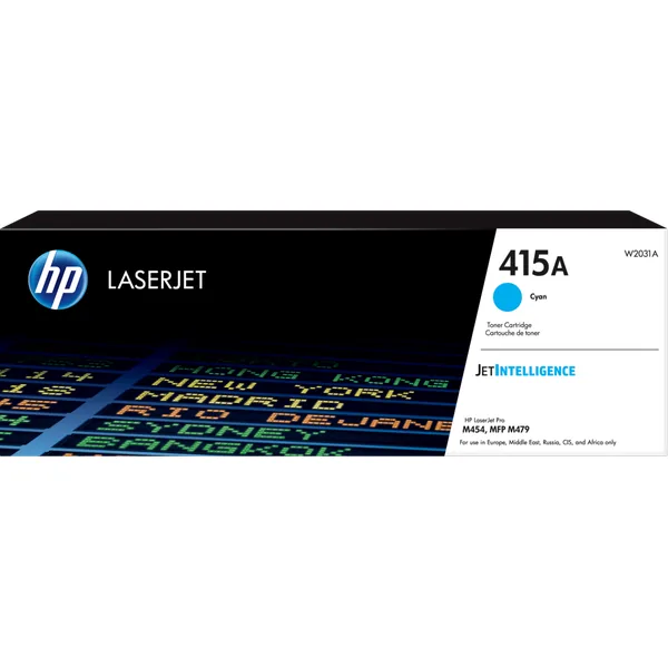 Γνήσιο HP 415A - (W2031A) Τόνερ - Κυανό